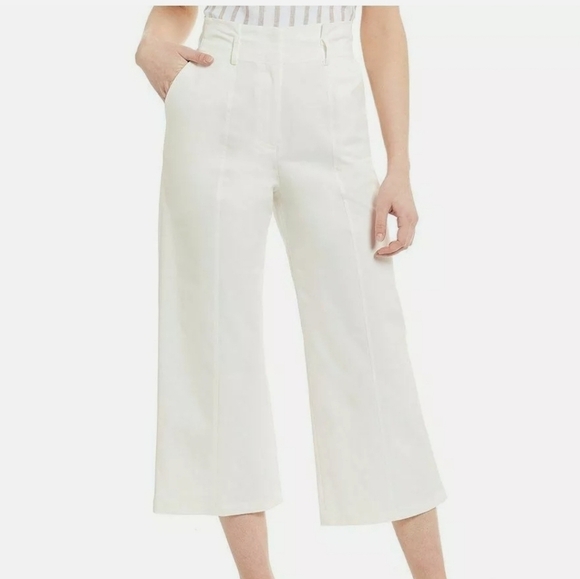 Daniel Cremieux Cherly True White Cropped Pants - Picture 1 of 8